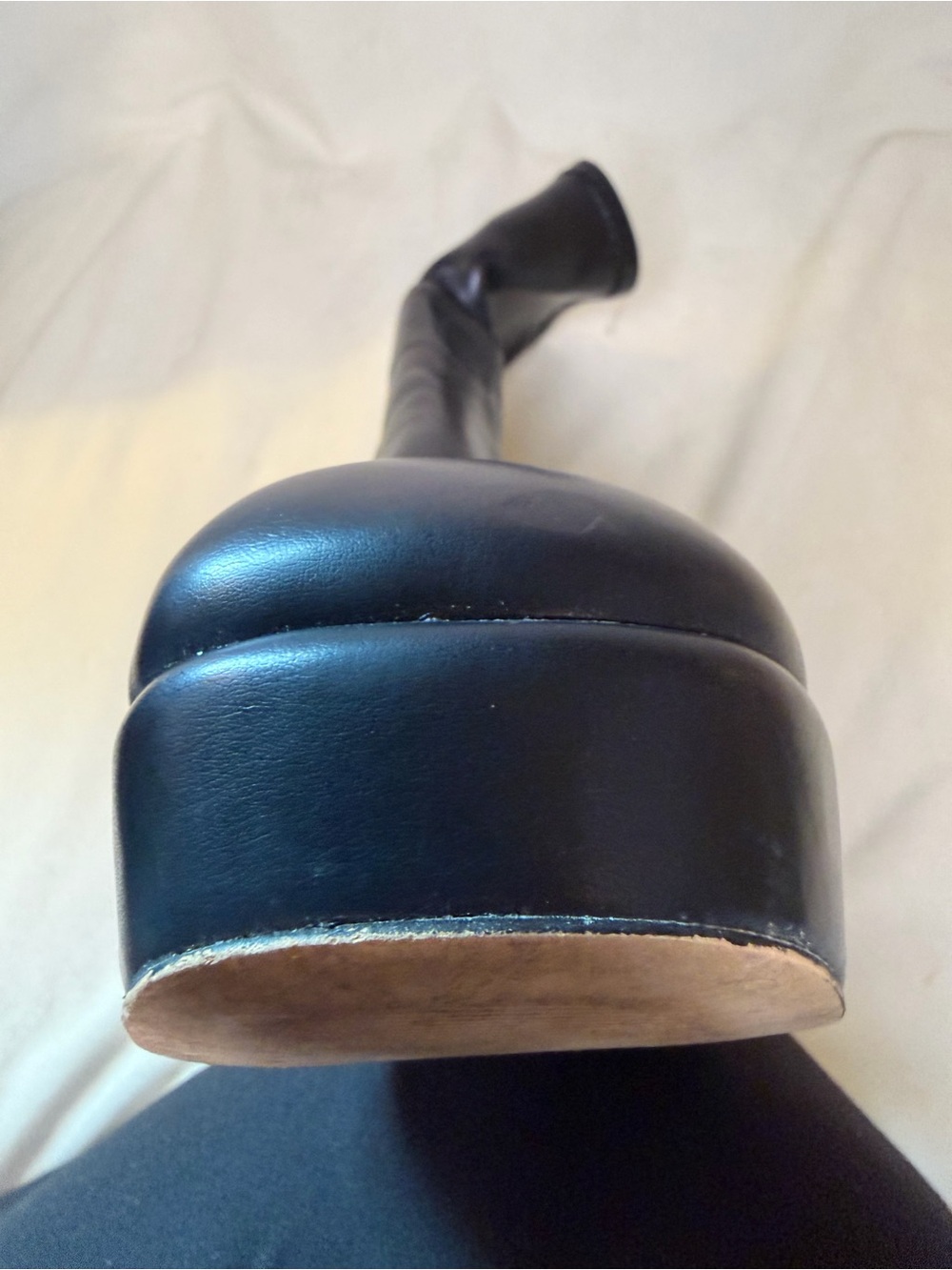 Silent D Otto Boots for Anthropologie Black Platform Block Heel Boot 8.5 / EU 39 - Picture 11 of 12